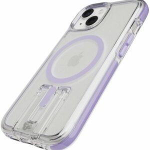 Tech21 - EvoCrystal Kick Case with  MagSafe for Apple iPhone 15, 14 and 13 - Lilac