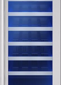 Zephyr - Presrv 15 in. 3.4 Cu. Ft. 27-Bottle Wine Cooler with PreciseTemp - Stainless Steel/Glass