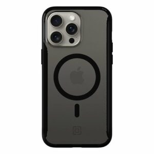 Incipio - AeroGrip Hard Shell Case with MagSafe for Apple iPhone 15 Pro Max - Stealth Black