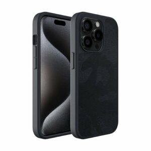 Incipio - cru. Protective Hard Shell Case with MagSafe for Apple iPhone 15 Pro - Navy Camo