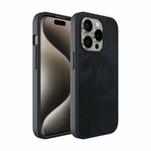 Incipio - cru. Protective Hard Shell Case with MagSafe for Apple iPhone 15 Pro - Navy Camo