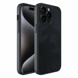 Incipio - cru. Protective Hard Shell Case with MagSafe for Apple iPhone 15 Pro Max - Navy Camo