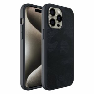 Incipio - cru. Protective Hard Shell Case with MagSafe for Apple iPhone 15 Pro Max - Navy Camo