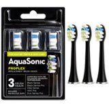 AquaSonic - ProFlex Brush Heads - 3 Pack - black