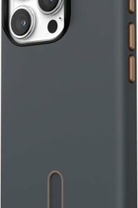 Speck - Presidio2 Pro ClickLock Case with Magsafe for Apple iPhone 15 Pro - Charcoal/Cool Bronze