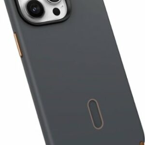 Speck - Presidio2 Pro ClickLock Case with MagSafe for Apple iPhone 15 Pro Max - Charcoal/Cool Bronze