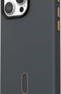 Speck - Presidio2 Pro ClickLock Case with MagSafe for Apple iPhone 15 Pro Max - Charcoal/Cool Bronze