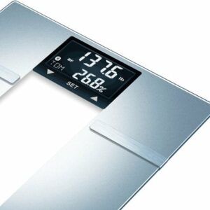 Beurer - Bluetooth Digital Body Weight Scale - Silver