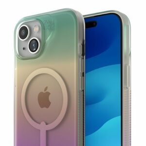 ZAGG - Milan Snap MagSafe Compatible Case for Apple iPhone 15 - Iridescent