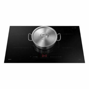 Samsung - 36" Built-In Electric Induction Cooktop with 5 Burners and Wi-Fi - Black