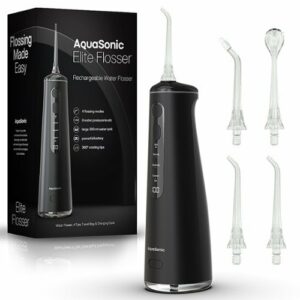 Aquasonic Elite Water Flosser - black