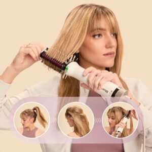 Shark - SmoothStyle Heated Comb and Blow Dryer Brush, Dual Mode, For All Hair Types - Silk