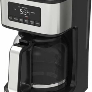 Bella Pro Series - 12-Cup Programmable Coffee Maker - Stainless Steel