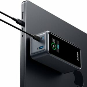 Anker - Power Bank (20000mAh, 200W, 3-Port) - Black