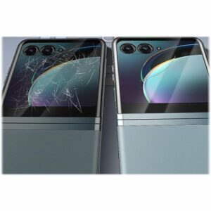 SaharaCase - Full Body Flexon Film Screen Protector for Motorola Razr+ (2023) (2-Pack) - Clear