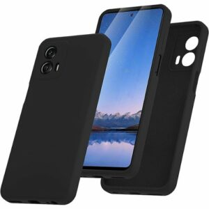 SaharaCase - Silicone Series Case for Motorola G 5G (2023) - Black