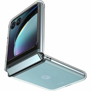 SaharaCase - Hybrid-Flex Hard Shell Series Case for Motorola Razr+ (2023) - Clear