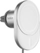 Belkin - Wireless Car Charger with Official MagSafe Charging 15W - Gray