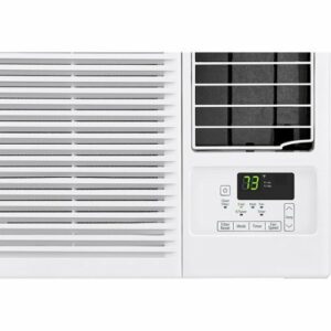 LG - 1,400 Sq. Ft 23,000 BTU Window Mounted Air Conditioner with 11,600 BTU Heater - White