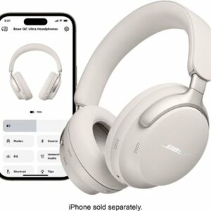 Bose - QuietComfort Ultra Wireless Noise Cancelling Over-the-Ear Headphones - White Smoke