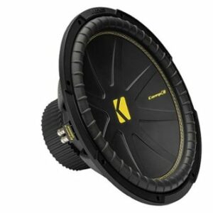 KICKER - CompC 15" Dual-Voice-Coil 4-Ohm Subwoofer - Black