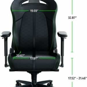 Razer - Enki Gaming Chair for All-Day Comfort - Black