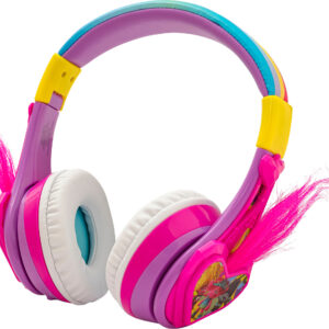 eKids - DreamWorks Trolls Wireless Over-the-Ear Headphones - Pink