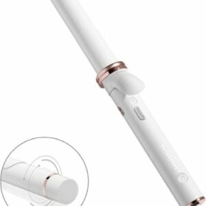 T3 - CurlWrap 1.25" Automatic Rotating Curling Iron with Long Barrel - White