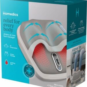 HoMedics - Shiatsu Air Max Foot Massager - Gray