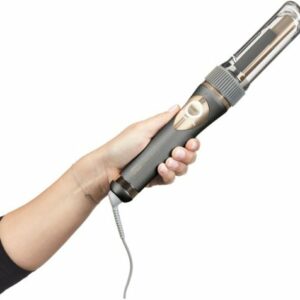 Conair - InfinitiPRO Curl Secret 2.0 Ceramic Curling Iron - Gray