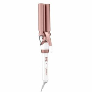 Conair - Double Ceramic Triple Barrel Waver - Rose Gold