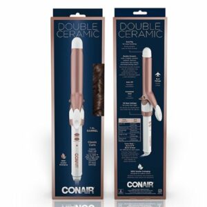 Conair - Double Ceramic 1" Curling iron - Rose Gold