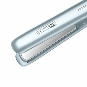 Conair - InfinitiPRO 1" Smoothwrap Ceramic Ionic Flat Iron - Powder Blue