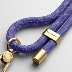 CASETiFY - Rope Cross-body Phone Strap Compatible with Most Cell Phone Devices - Peri Purple/Reflective