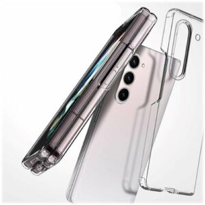 SaharaCase - Hybrid-Flex Hard Shell Series Case for Samsung Galaxy Z Fold5 - Clear