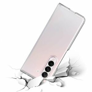 SaharaCase - Hybrid-Flex Hard Shell Series Case for Samsung Galaxy Z Fold5 - Clear