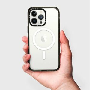 CASETiFY - Impact Case with MagSafe for Apple iPhone 15 Pro Max - Clear/Black