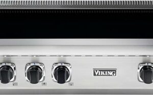 Viking - 36-inch wide Induction Rangetop - Stainless/black glass