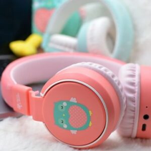 Planet Buddies - Owl Wireless Headphone  - 50% recycled plastic - Pink