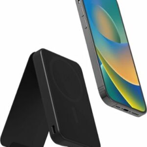 mophie - snap+ juice pack mini with stand - Black