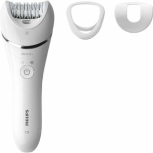 Philips Epilator Series 8000 for Women - White With Silver Accent