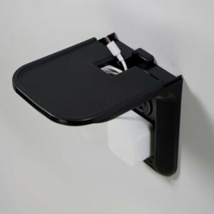 Sanus - Outlet Shelf Speaker Mount for Small Devices - Black