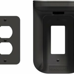 Sanus - Outlet Shelf Speaker Mount for Small Devices - Black