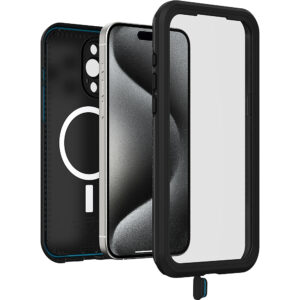 OtterBox - Frē Series for MagSafe Hard Shell Case for Apple iPhone 15 Pro Max - Black