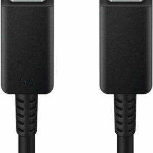 Samsung - 65W 6'  USB Type C-to-USB Type C Device Cable - Black