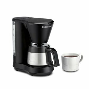 Cuisinart - 5-Cup Coffeemaker w SS Carafe - Black