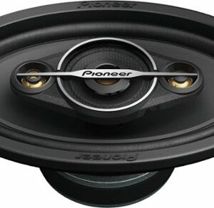 Pioneer - 4" x 6" 4-Way Car Speakers Carbon/Mica-reinforced IMPP cone (Pair) - Black