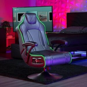 X Rocker - CXR3 LED Audio Pedestal Gaming Chair with Subwoofer - Black