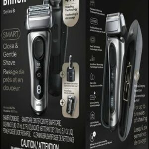 Braun Series 8 Electric Shaver with 5 in 1 SmartCare Center - Galvano Silver