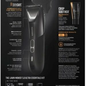 Manscaped - The Lawn Mower 5.0 Ultra Hair Trimmer Essentials Kit - Black